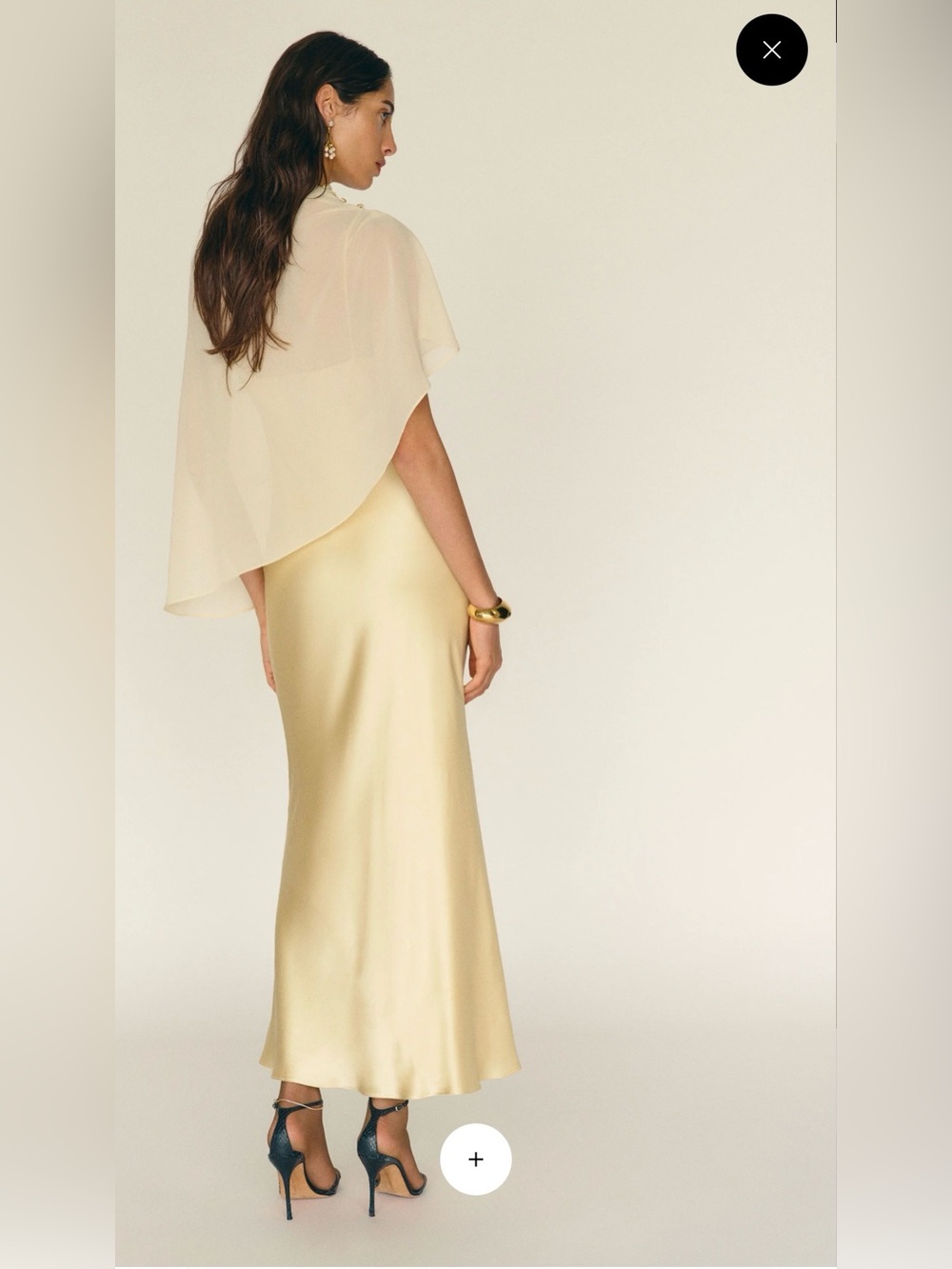Reformation Lilibeth Silk Dress Silk Maxi Dress in Yellow Size Small NWT - Picture 2 of 10